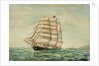 'Salamis' under way by J.W. Holmes