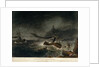 Wreck of the mail steam packet  'Queen Victoria' by Chavanne