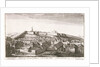 Prospect of y Innerpart of Tangier, with the upper Castle, from southeast by Wenceslaus Hollar