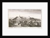 Prospect of y Innerpart of Tangier, with the upper Castle, from southeast by Wenceslaus Hollar