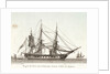 Fregate des Etats unis d' Amerique faisant secher ses hamacs. Plate 2 in Collection de Toutes les Especes de Batimens... 1ere Livraison by Baugean