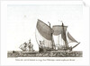 Trabaccolo sorte de batiment en usage dans l' Adriatique courant au plus pres du vent by JJ Baugean