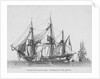Batimens de transports anglais embarquant des effets militaires. Plate 32. in Collection de Toutes les Especes de Batimens... 3eme Livraison by Baugean