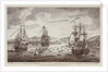 Attack by the British Fleet at Port Andre, on the Island of Belle Isle, 8 April 1761 by R. Short