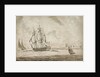 The privateer 'Active' passing Tilbury with a fresh breeze by unknown