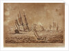 The Royal Sovereign Admiral Cornwallis sailing with a Squadron and Convoy for the West Indies, with a Brisk Gale by Haines & Son