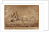 The Royal Sovereign Admiral Cornwallis sailing with a Squadron and Convoy for the West Indies, with a Brisk Gale by Haines & Son