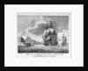 A Ship coming to Spithead, with a view of Cowes Castle by John Cleveley