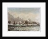 Spithead, 23 June 1845. 'Albion', 'Queen', 'Superb', 'Rodney', 'Trafalgar', 'Canopus', 'St Vincent', 'Victoria & Albert', 'Vanguard', 'Black Eagle' by M. Grove