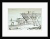 An Indiaman in Barnard's Yard Deptford by Chatfield & Coleman