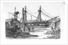 A West Indiaman in Cox & Curlin's yard Limehouse by Chatfield & Coleman