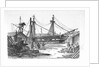 A West Indiaman in Cox & Curlin's yard Limehouse by Chatfield & Coleman