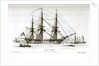 Sketches of Shipping in Portsmouth Harbour, Drawn and Etched by Henry Moses. Aurora 46 Gns. Portsmouth by Henry Moses