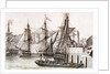 London Docks by Henry Moses
