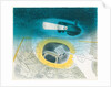 The Submarine Series: Submerged submarine by Eric Ravilious