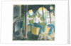 Diving controls two, three men at controls by Eric Ravilious