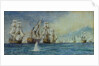 The Battle of Trafalgar (Santissima Trinidad) by William Lionel Wyllie