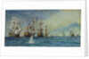 The Battle of Trafalgar (Santissima Trinidad) by William Lionel Wyllie