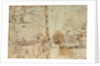 Study of a Mediterranean xebec and studies of ship sterns by Abraham Casembrodt