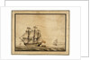 A frigate close-hauled by Unknown