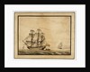 A frigate close-hauled by Unknown
