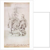 A Genius presents Medallions of Captain Harvey & Captain Hutt to Britannia [sic], who aided by Neptune subdues Anarchy 1 of June 1794 by Unknown
