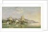 Attack on convoy of eighteen French merchant ships at Laigrelia and Alassio, 27 June 1812 by Silas Thomson Hood
