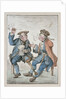 Two Old Seamen [Battles by Sea and Land] by Isaac Cruikshank