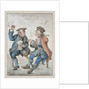 Two Old Seamen [Battles by Sea and Land] by Isaac Cruikshank