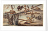 Rusted Kedge anchors by William Payne
