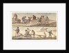 Fishermen on a beach, with horse-cart by William Payne