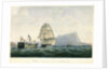 'Belleisle' in tow of the 'Naiad' on 23 October 1805 by P.H. Nicolas