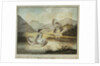 'Welsh Corricles': two young gentlemen take to the water in their coracles by WAE