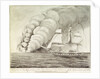Volcano in the sea, as seen from His Majesty's Ship 'Sabrina', off the Azores, June 19th 1811 by John William Miles