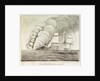 Volcano in the sea, as seen from His Majesty's Ship 'Sabrina', off the Azores, June 19th 1811 by John William Miles