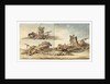 Three figureheads and dismasted ships gear by William Payne