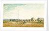 View of coastal batteries, possibly Gun Hill, Southwold, Suffolk by Henry Davy