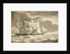 The 'Caroline' taking a French privateer by British School