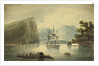 HMS 'Spartan' at Quebec, Heights of Abraham, E.R Brenton Feat 1818 by Edward Pelham Brenton