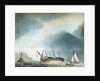 HMS 'Phoebe' aground by British School