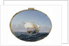 Lateen-rigged fishing boat, Gozo by Maltese School