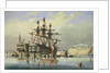 Ships in ordinary at Devonport by Nicholas Matthew Condy