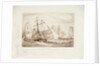 15th April 1809. Intrepid Behaviour of Captain Charles Napier in H.M. 18 gun Brig Recruit. For which he was appointed to the d'Haupoult - 111 74 now pouring a broadside into her by G.W. Terry