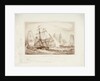 15th April 1809. Intrepid Behaviour of Captain Charles Napier in H.M. 18 gun Brig Recruit. For which he was appointed to the d'Haupoult - 111 74 now pouring a broadside into her by G.W. Terry