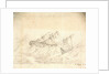 HMS 'Boscawen' in a hurricane off the Bermudas, 22 October 1854 by C. Royle