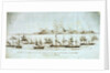 Bombardment of Fort Arabat by the Sea of Azov: explosion of the magazine by C.W. B.
