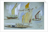 Studies of Venetian craft by Edward Lear