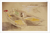Studies of Venetian craft by Edward Lear