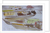 Studies of Venetian craft by Edward Lear