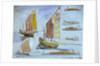 Studies of Venetian craft by Edward Lear